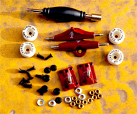 trucks and wheels CloseUp FingerSkateboard products